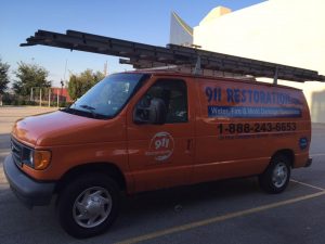 911 Restoration Water-damage-Van Orange County